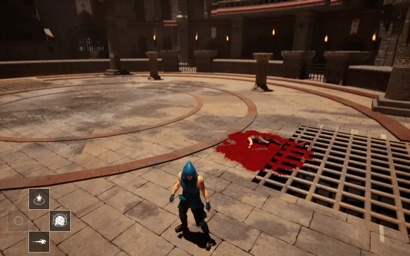 A frost sorcerer stands over the aftermath of a round.